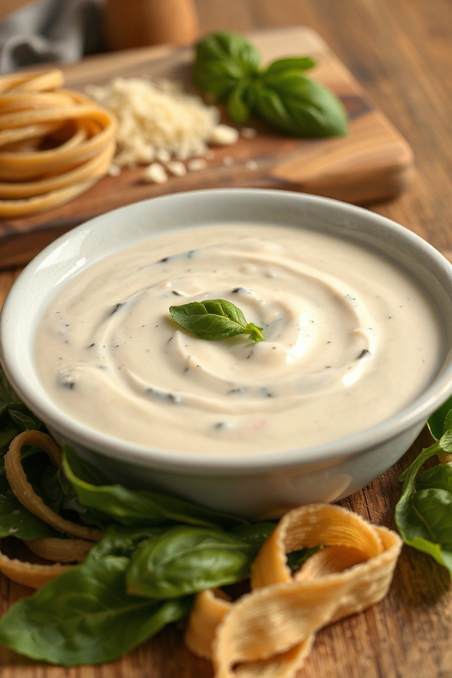 creamy vegan alfredo sauce