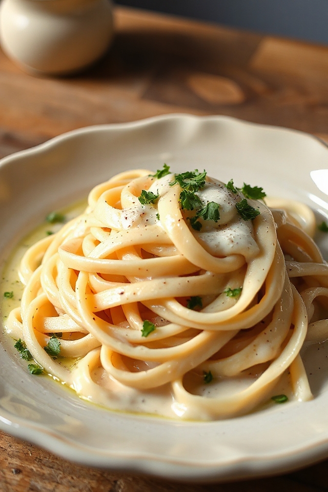 creamy vegan fettuccine alfredo