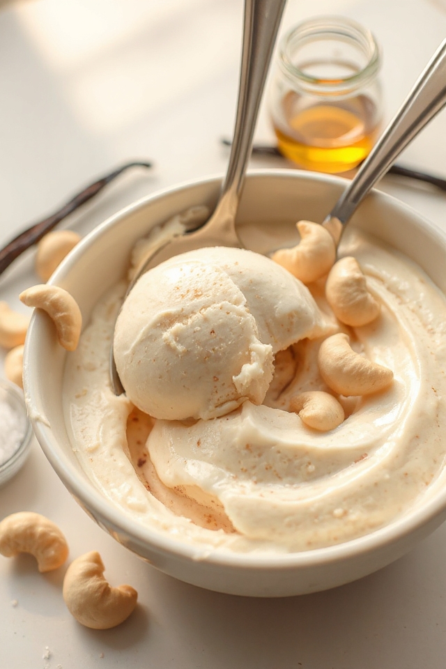 creamy vegan ice cream