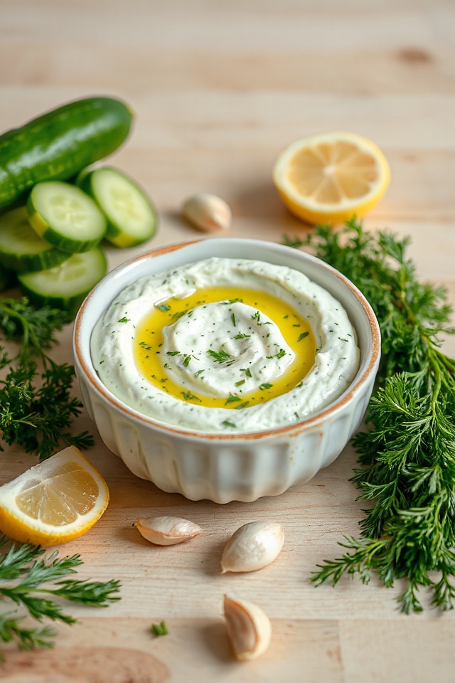 creamy vegan tzatziki recipe