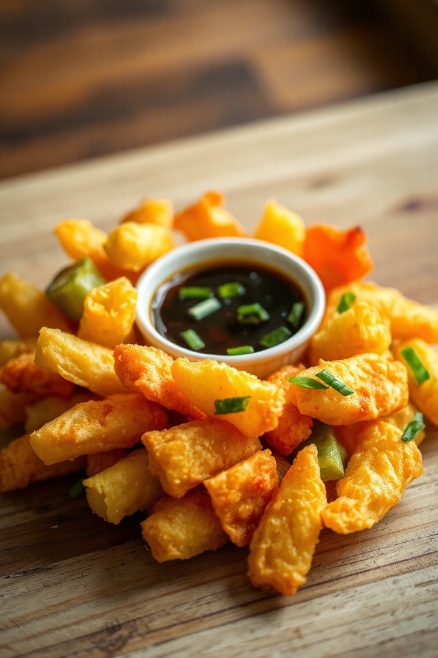 crispy vegan tempura batter