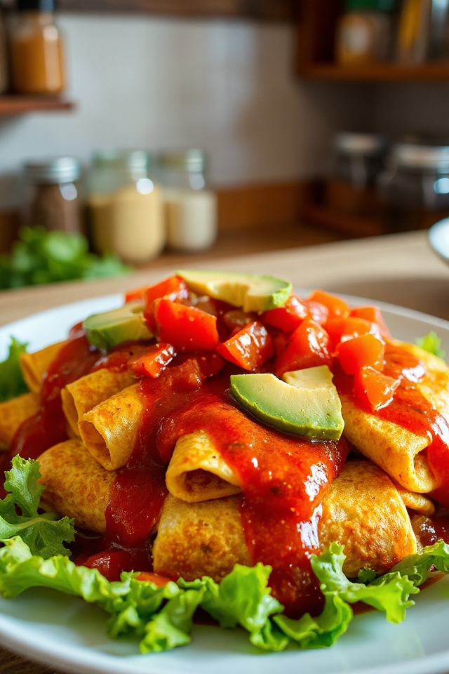 delicious homemade vegan enchiladas