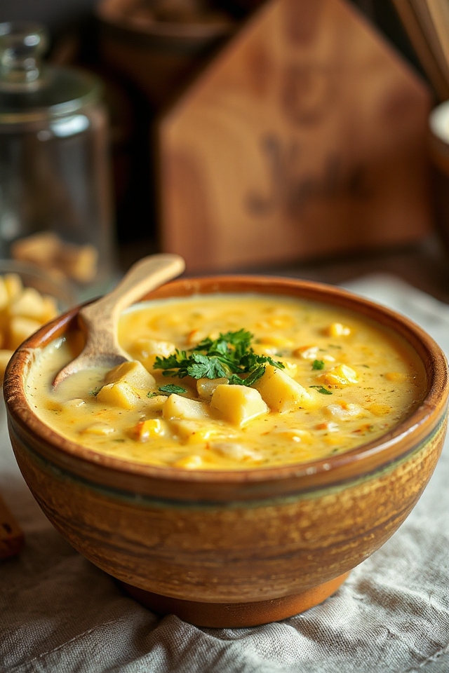 delicious vegan corn chowder
