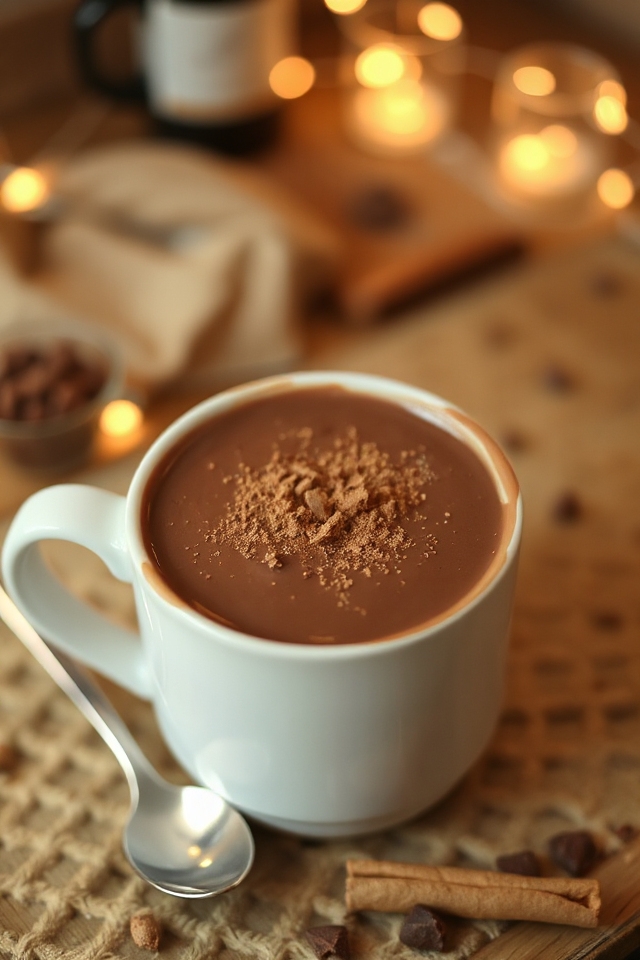 delicious vegan hot chocolate