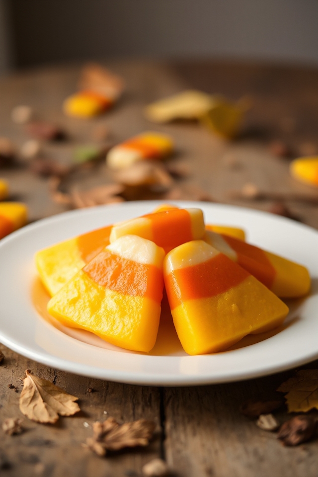 homemade vegan candy corn