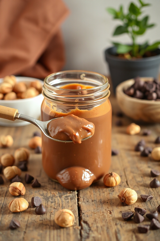 homemade vegan chocolate spread