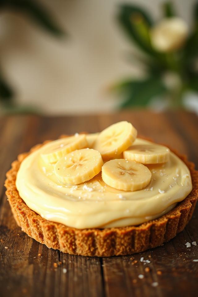 vegan banana cream pie