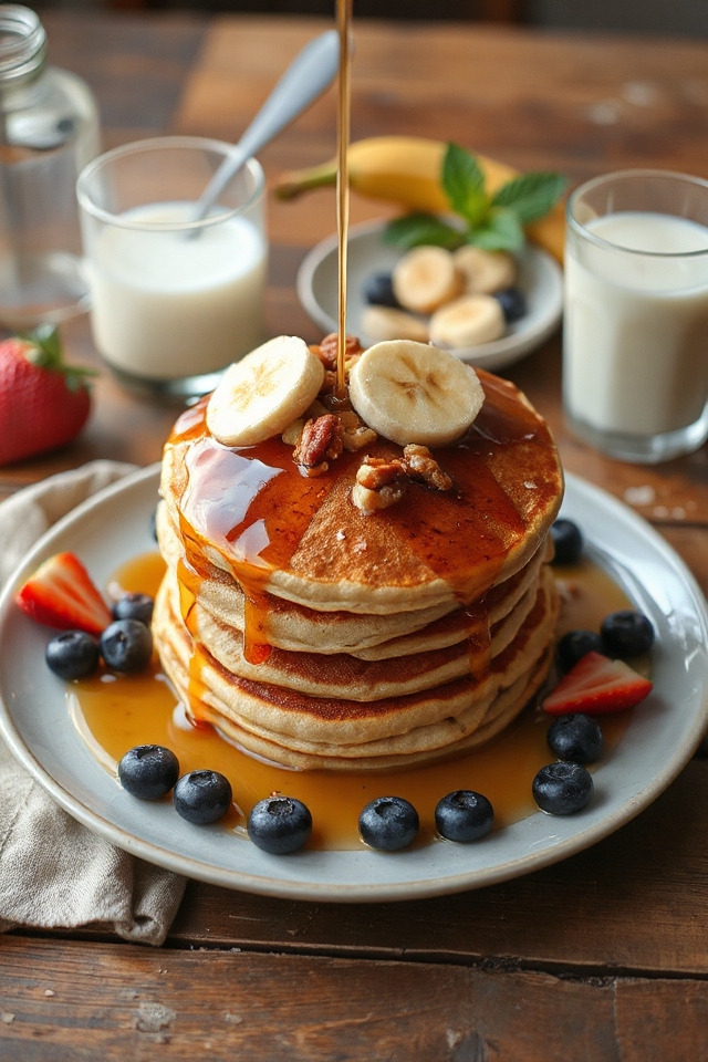 vegan banana pancakes recipe