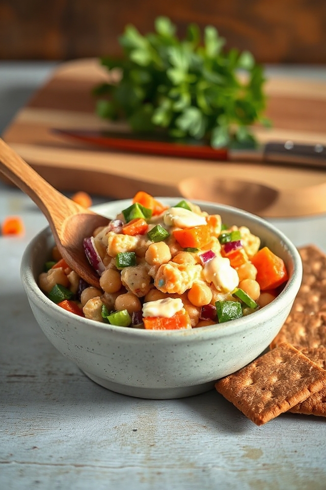 vegan chickpea salad recipe