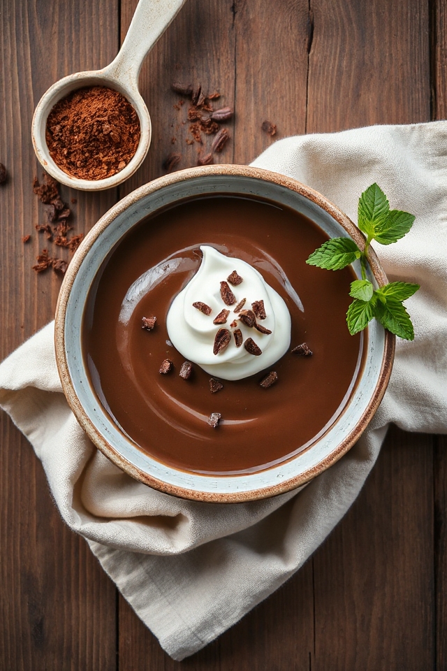 vegan chocolate pudding recipe