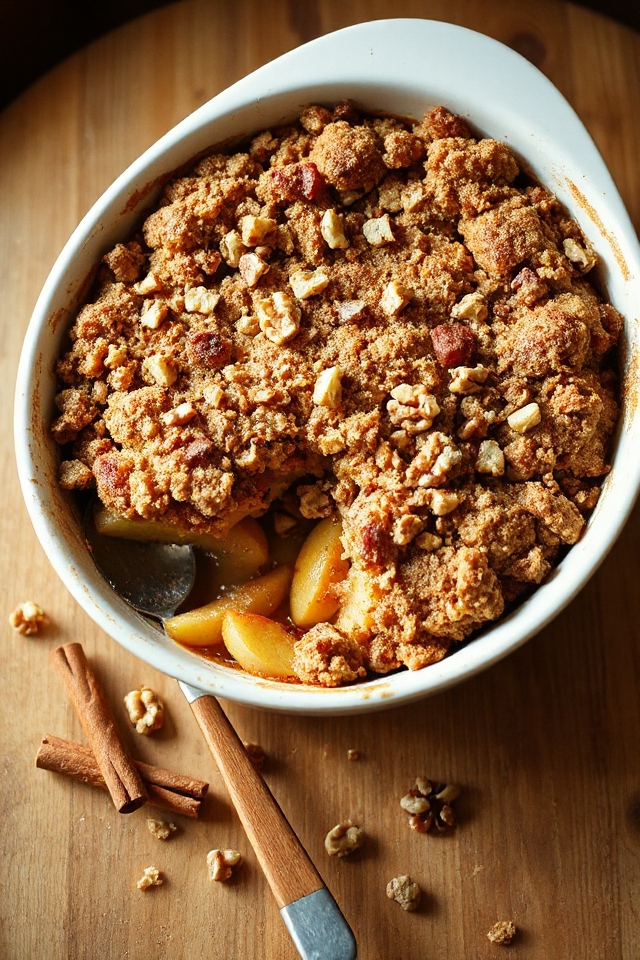 vegan dessert with apples