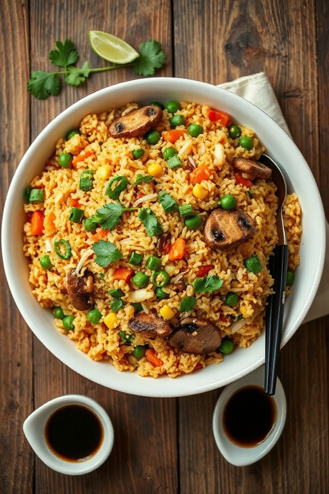vegan fried rice recipe