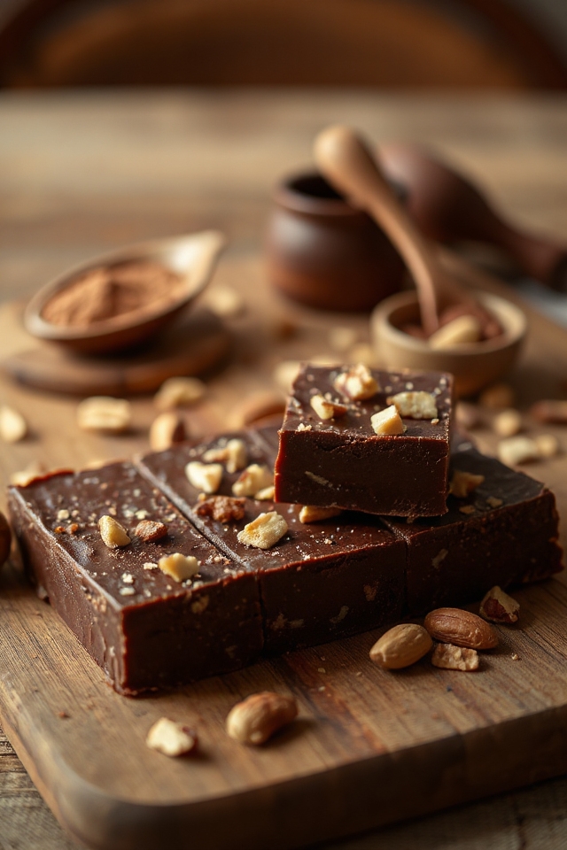 vegan fudge preparation steps