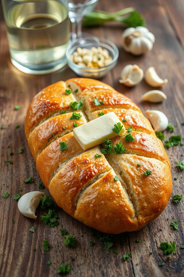 vegan garlic bread recipe