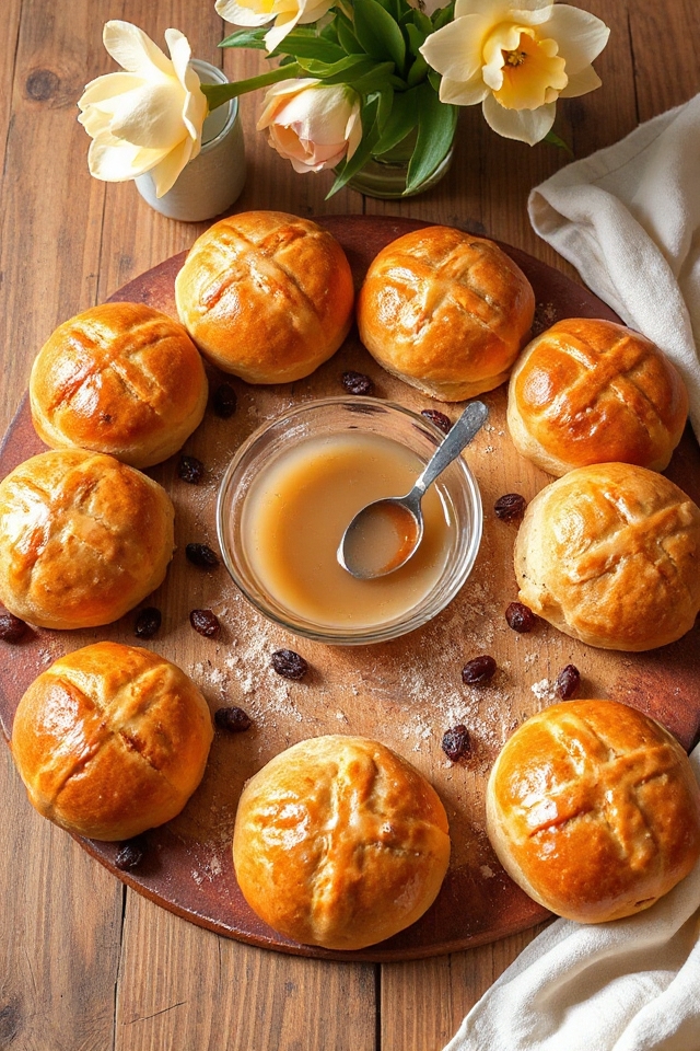 vegan hot cross buns recipe