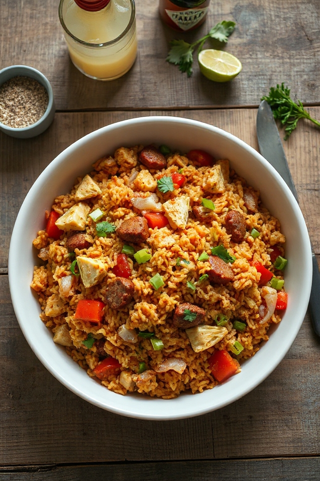 vegan jambalaya cooking instructions