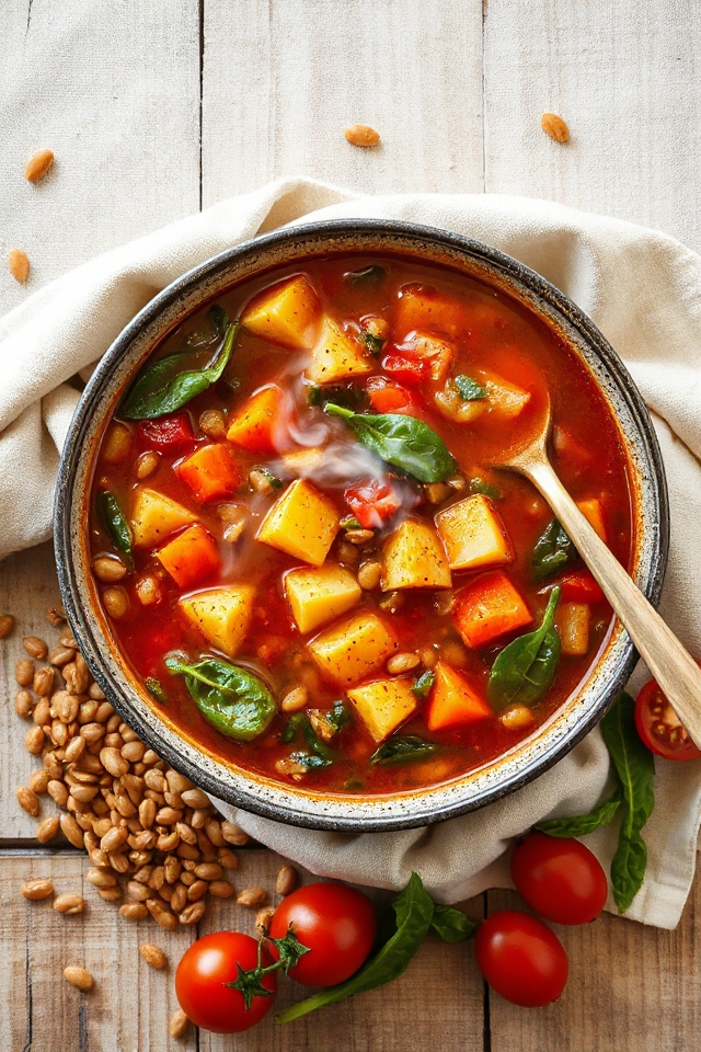 vegan minestrone soup recipe