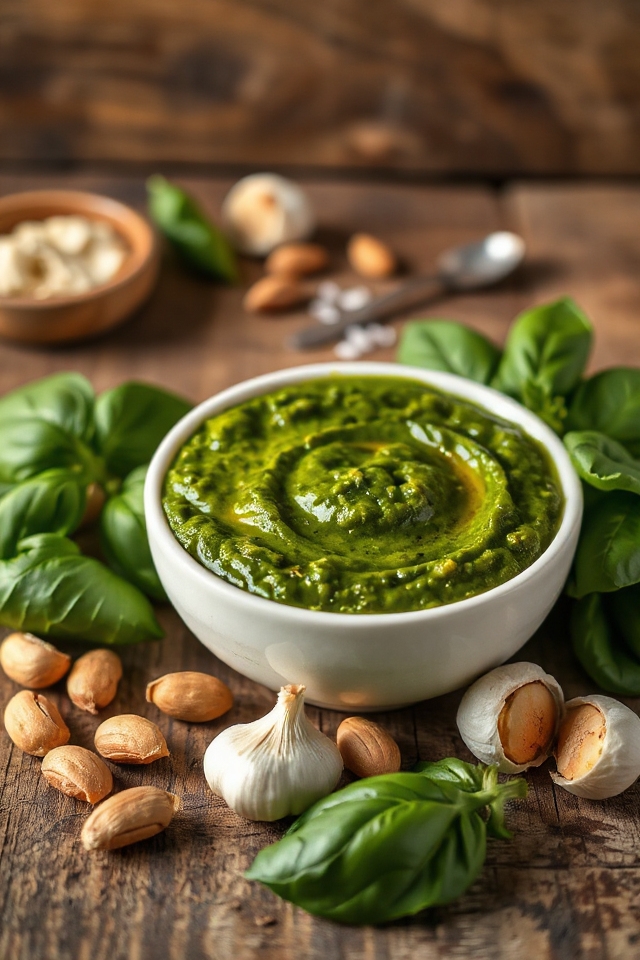 vegan pesto sauce recipe