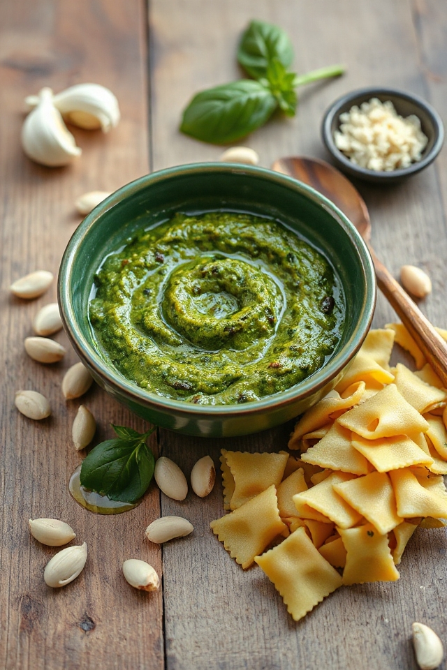 vegan pesto sauce recipe