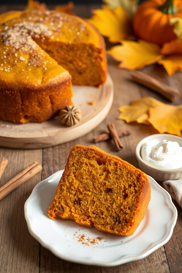 vegan pumpkin cake recipe