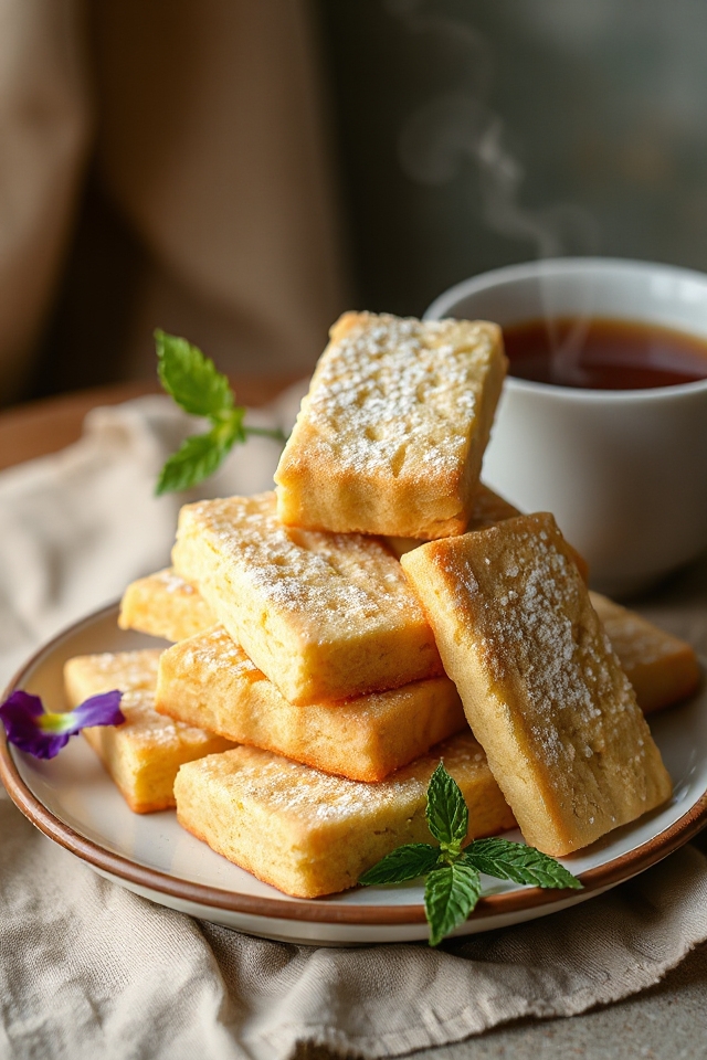 vegan shortbread baking recipe