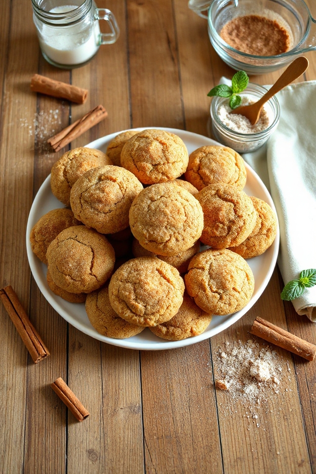 vegan snickerdoodle cookie recipe