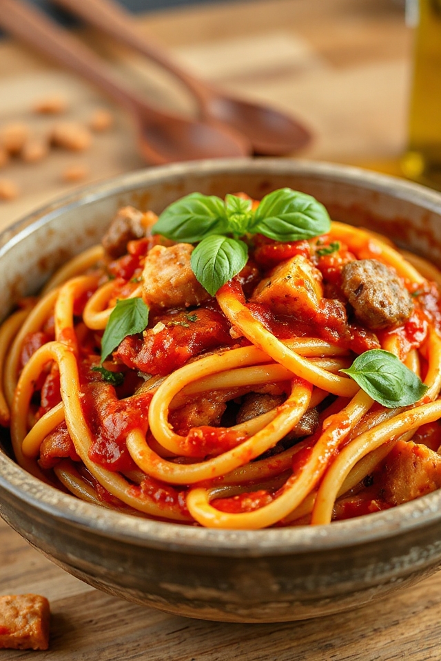 vegan spaghetti cooking instructions