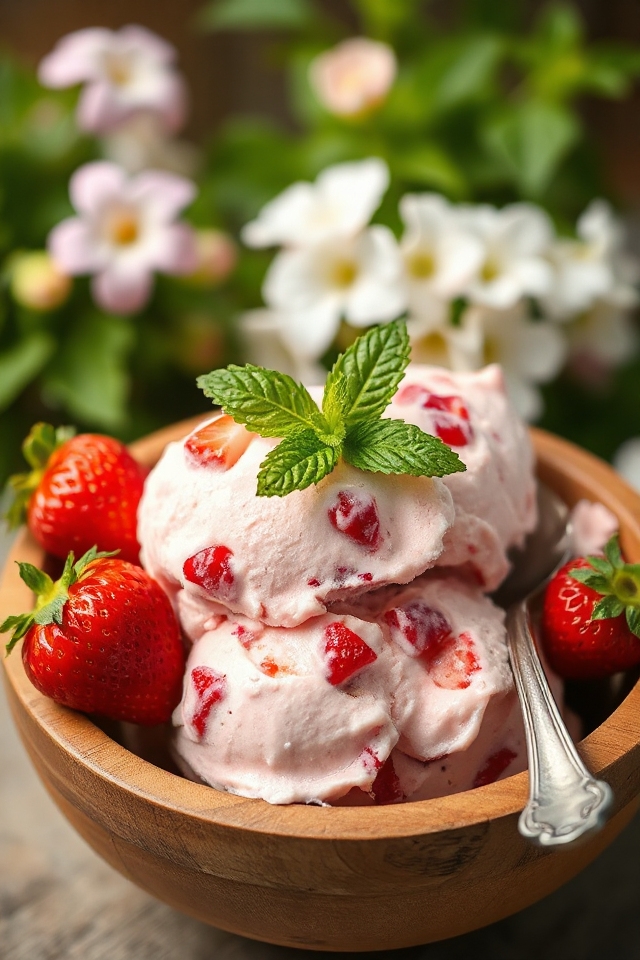 vegan strawberry ice cream recipe
