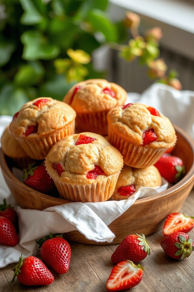 vegan strawberry muffin recipe