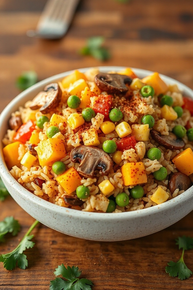 vibrant vegan mexican rice